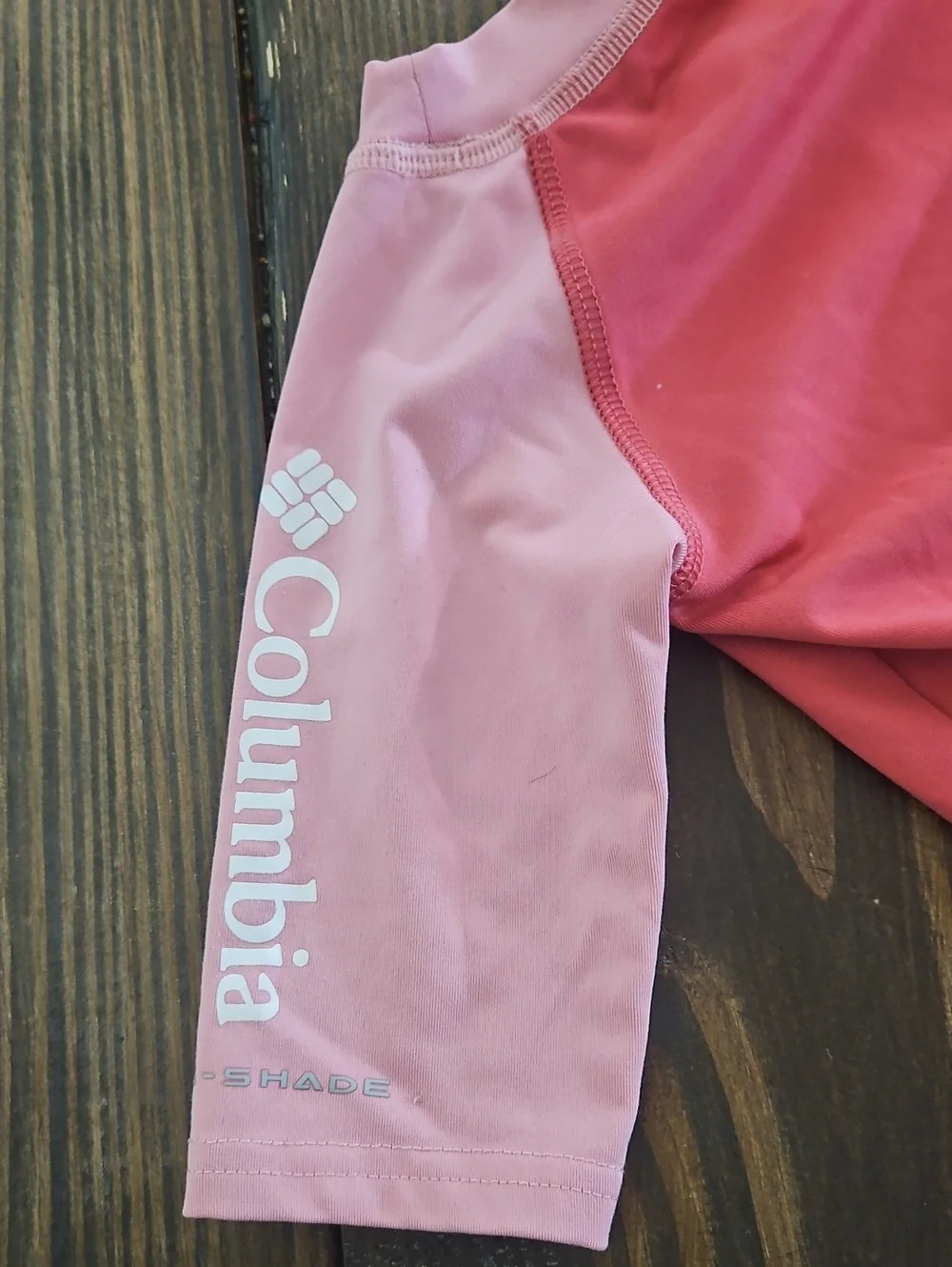 Columbia Omni Shade Toddler 3/4 Sleeve Pink Rashguard Size 3T